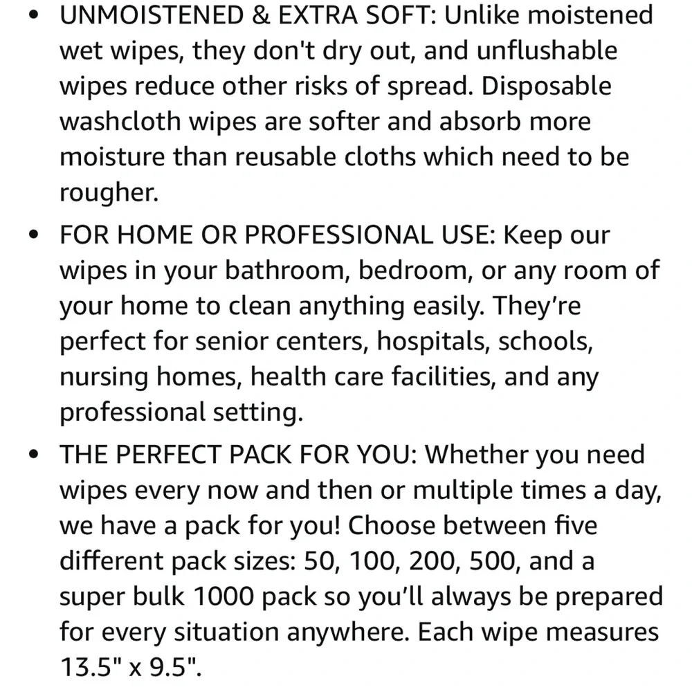 Proheal dry wipes $5 if purchased with another item